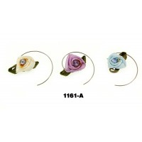12 pieces Hair Swirl w/ Roses - S-1161-A
